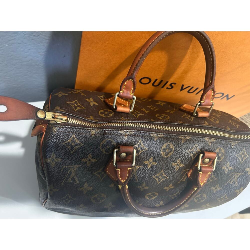 Vintage Louis Vuitton Monogram Speedy 30 Boston Handbag TH1012 (Nov. 2002) - Picture 15 of 16